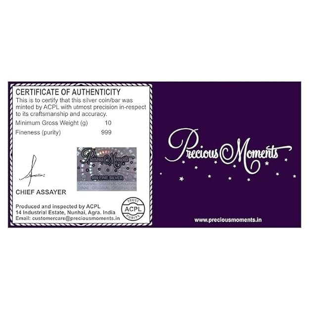 BIS Hallmarked Personalised 10g Silver 999 Coin in Glass Globe - Perfect Anniversary Gift