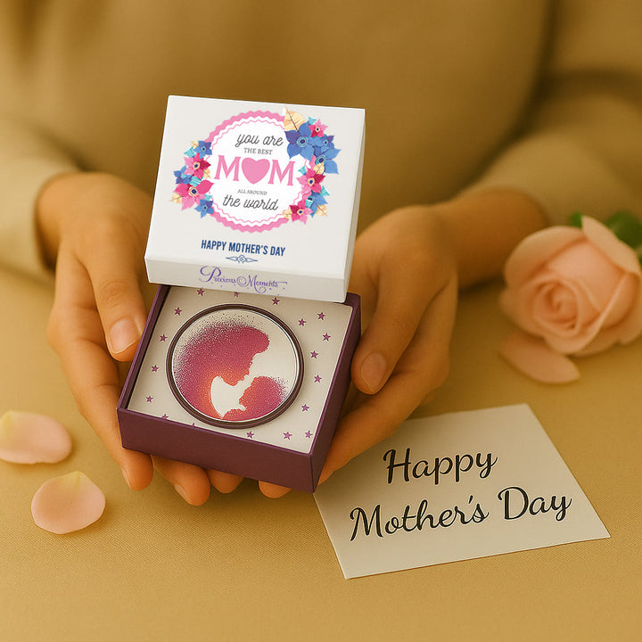 BIS Hallmarked 999 Pure Silver Coin Premium Mother's Day Gift Box for Women