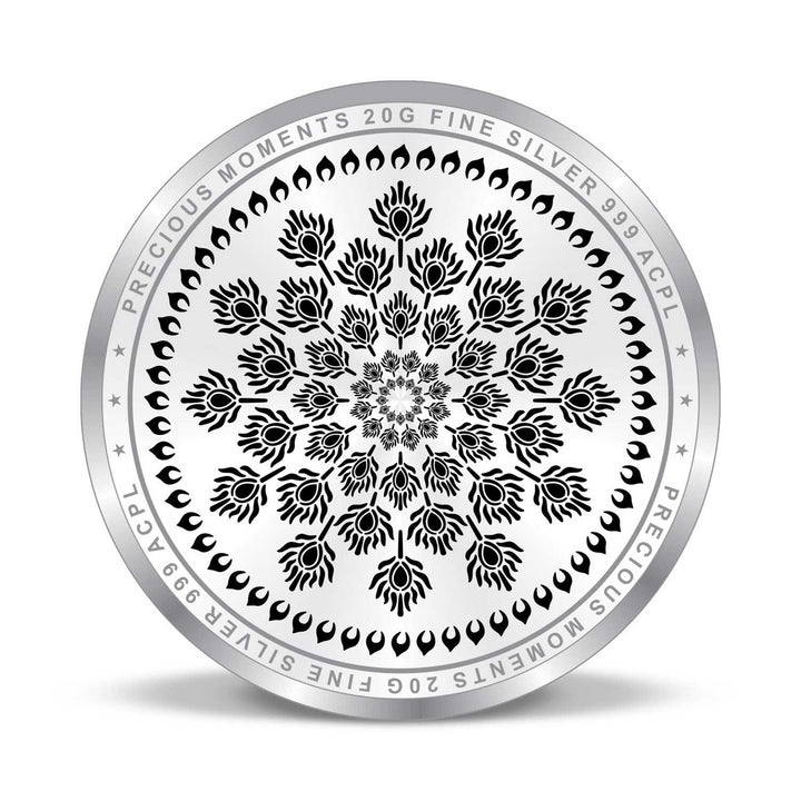 BIS Hallmarked Dancing Peacock 999 Pure Silver Coin