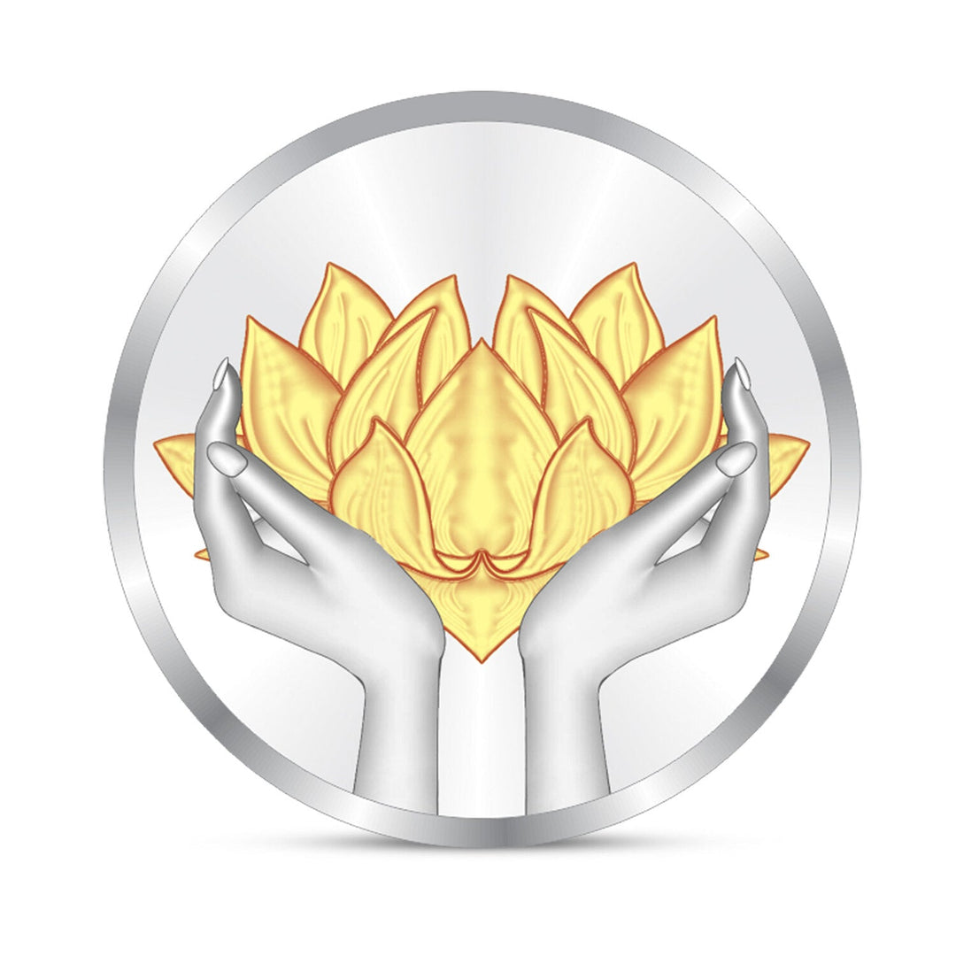 BIS Hallmarked Akshaya Tritiya Silver Coin 999 Pure