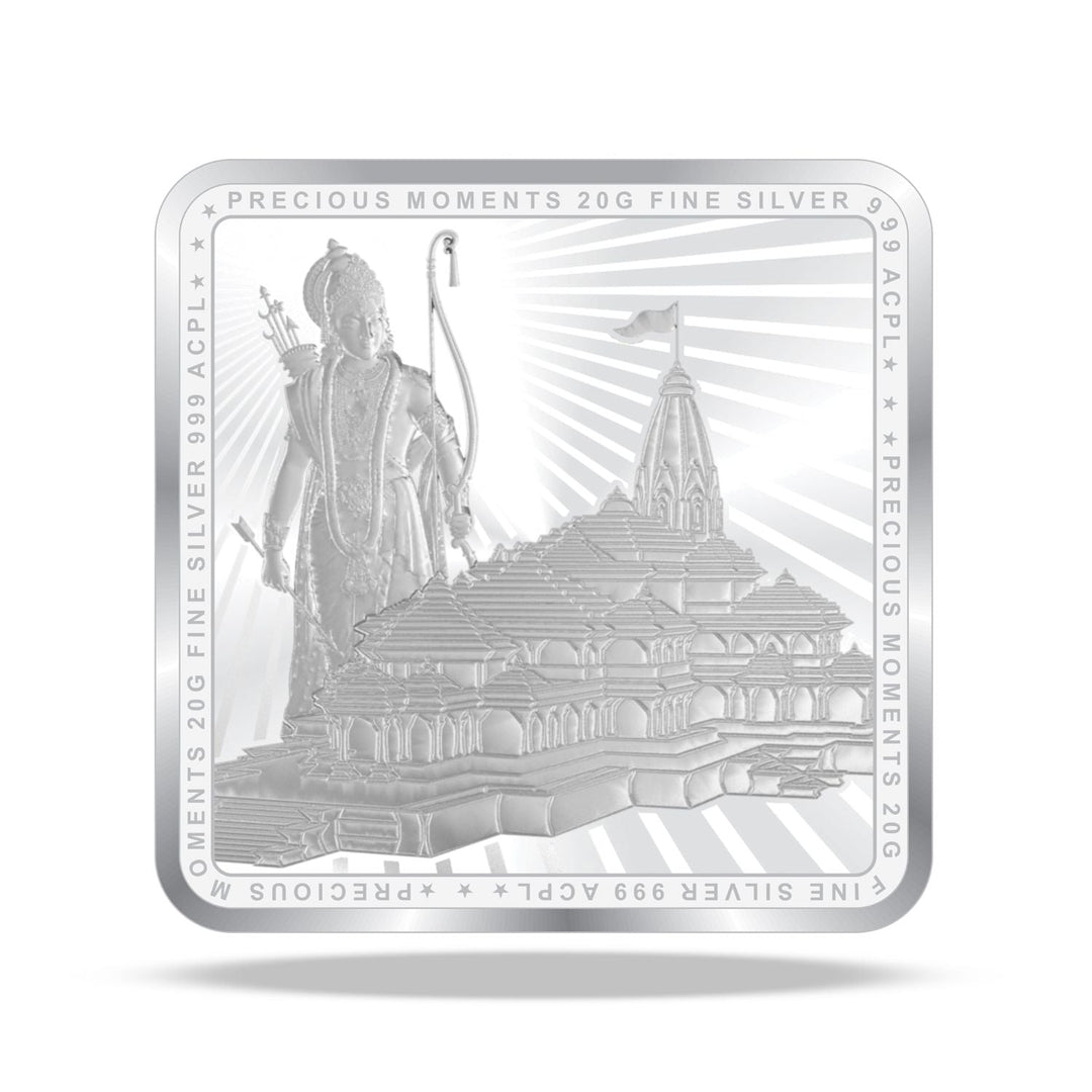 BIS Hallmarked Ram Darbar 999 Pure Silver Coin