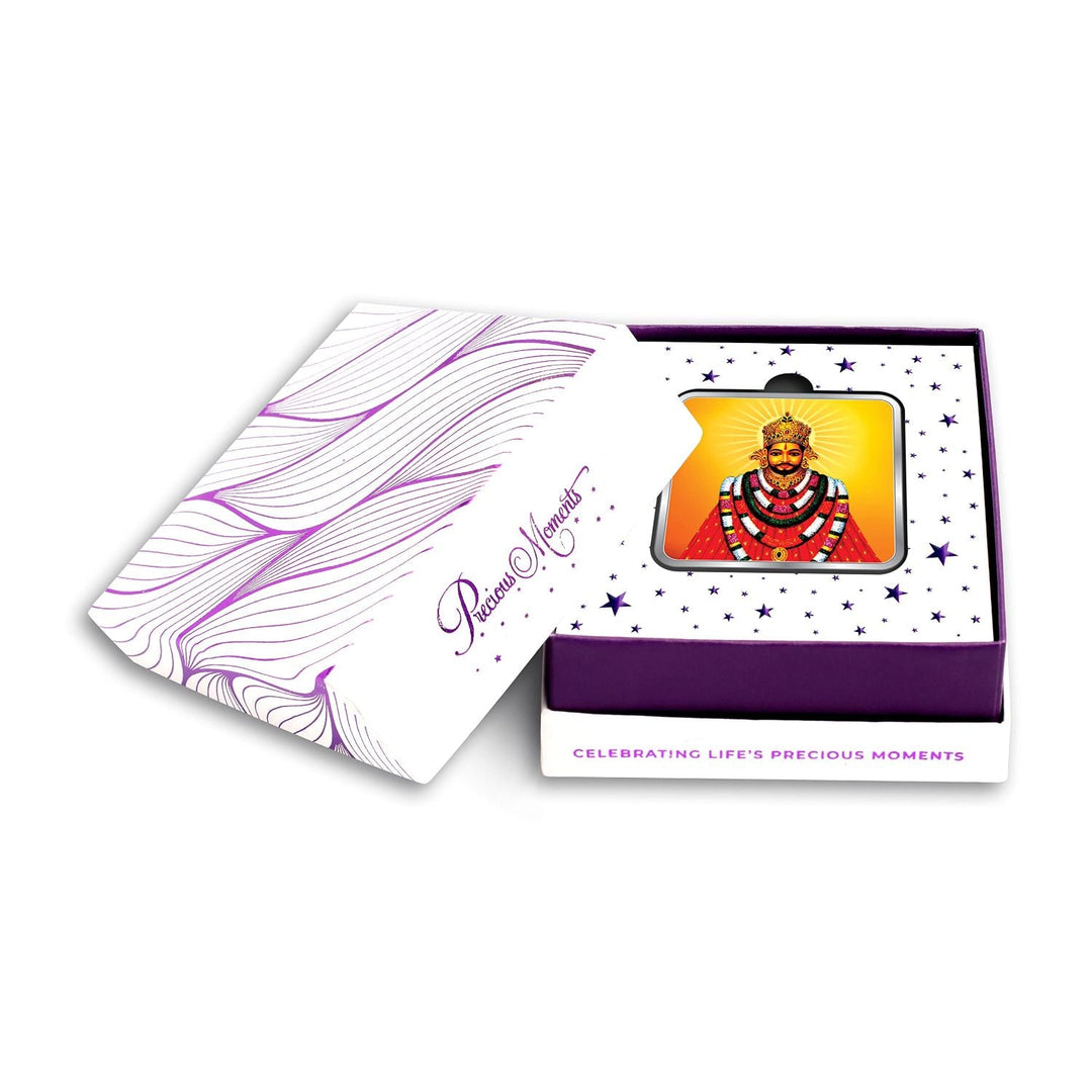 BIS Hallmarked Silver Coin Khatu Shyam Ji 999 Pure