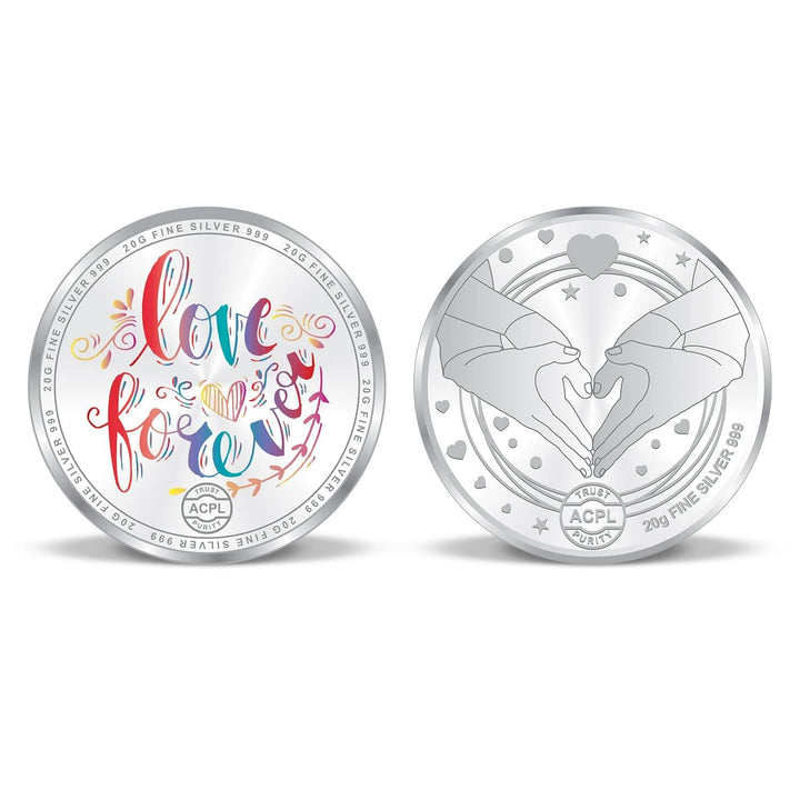 BIS Hallmarked Wedding Anniversary Silver Coin 999 pure