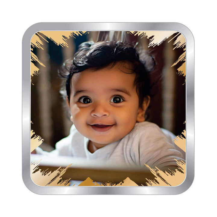 BIS Hallmarked Personalised New Born Baby Boy Silver Coin 999 Purity