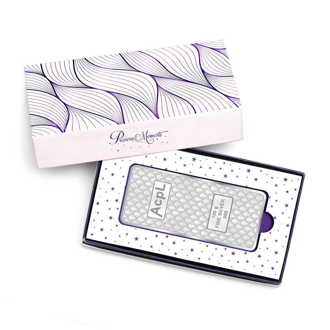 BIS Hallmarked Bullion Silver Bar 999 Purity