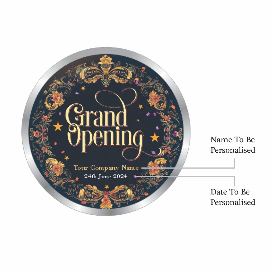 BIS Hallmarked Personalised Grand Opening Gift 999 Pure Silver Coin