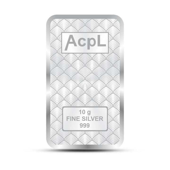 BIS Hallmarked Bullion Silver Bar 999 Purity