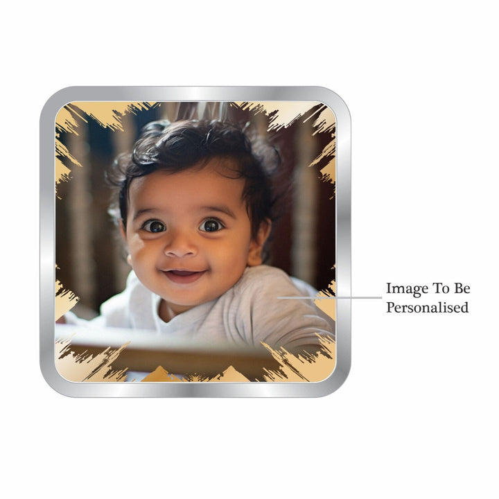 BIS Hallmarked Personalised New Born Baby Boy Silver Coin 999 Purity
