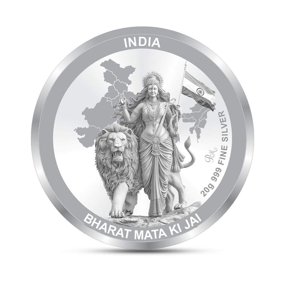 BIS Hallmarked 20 Gram PM Modi Ji Silver Coin 999 Purity