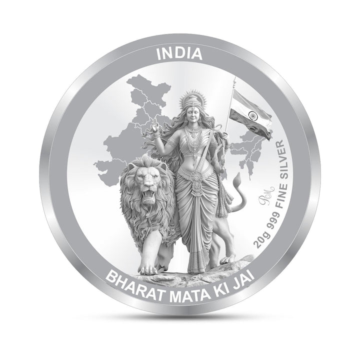 BIS Hallmarked 20 Gram PM Modi Ji Silver Coin 999 Purity