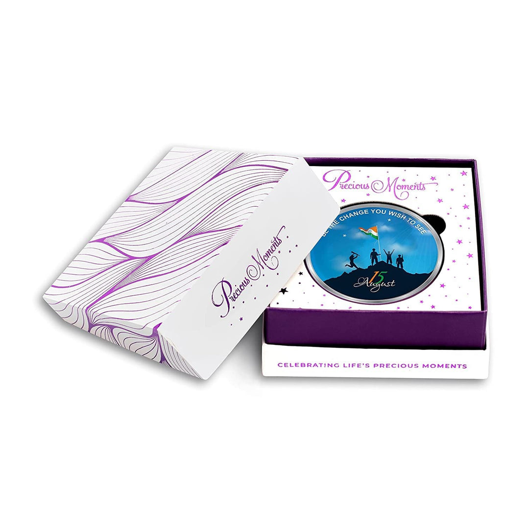 BIS Hallmarked Happy Independence Day 999 Purity Silver Coin