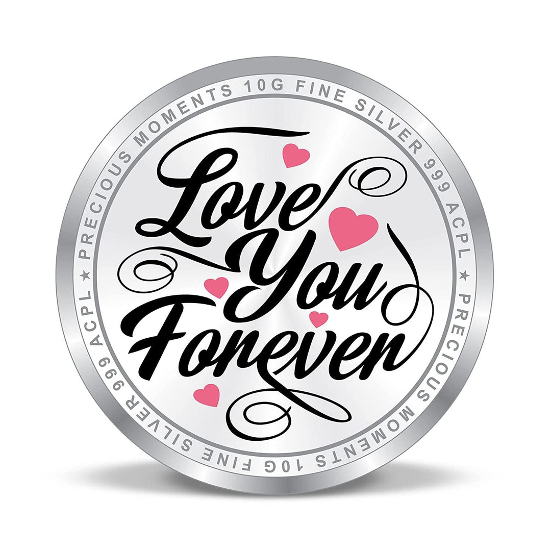 BIS Hallmarked Happy Valentine Day Silver Coin 999 Pure
