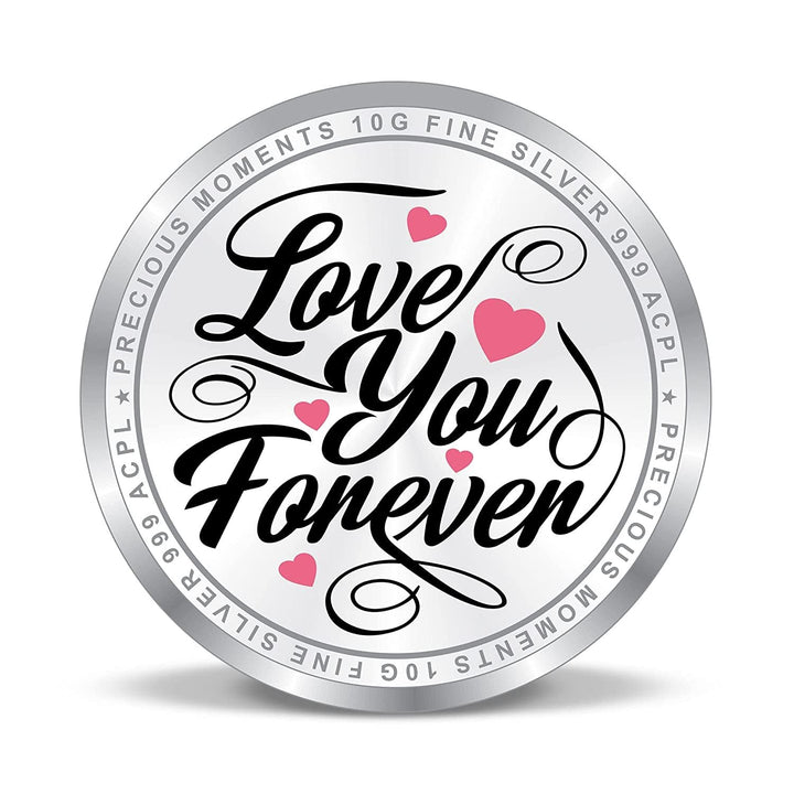 BIS Hallmarked Happy Valentine Day Silver Coin 999 Pure