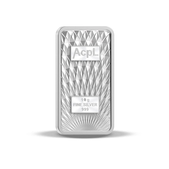 BIS Hallmarked Bullion Silver Bar 999 Purity