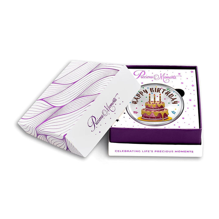 BIS Hallmarked Personalised Happy Birthday Silver Coin 999 Pure