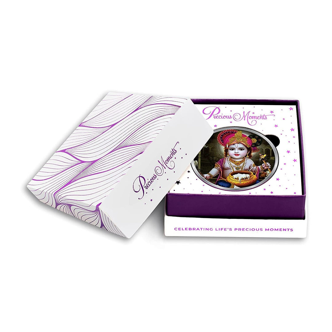 BIS Hallmarked Lord Krishna 999 Pure Silver Coin