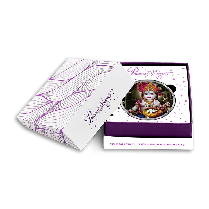 BIS Hallmarked Lord Krishna 999 Pure Silver Coin