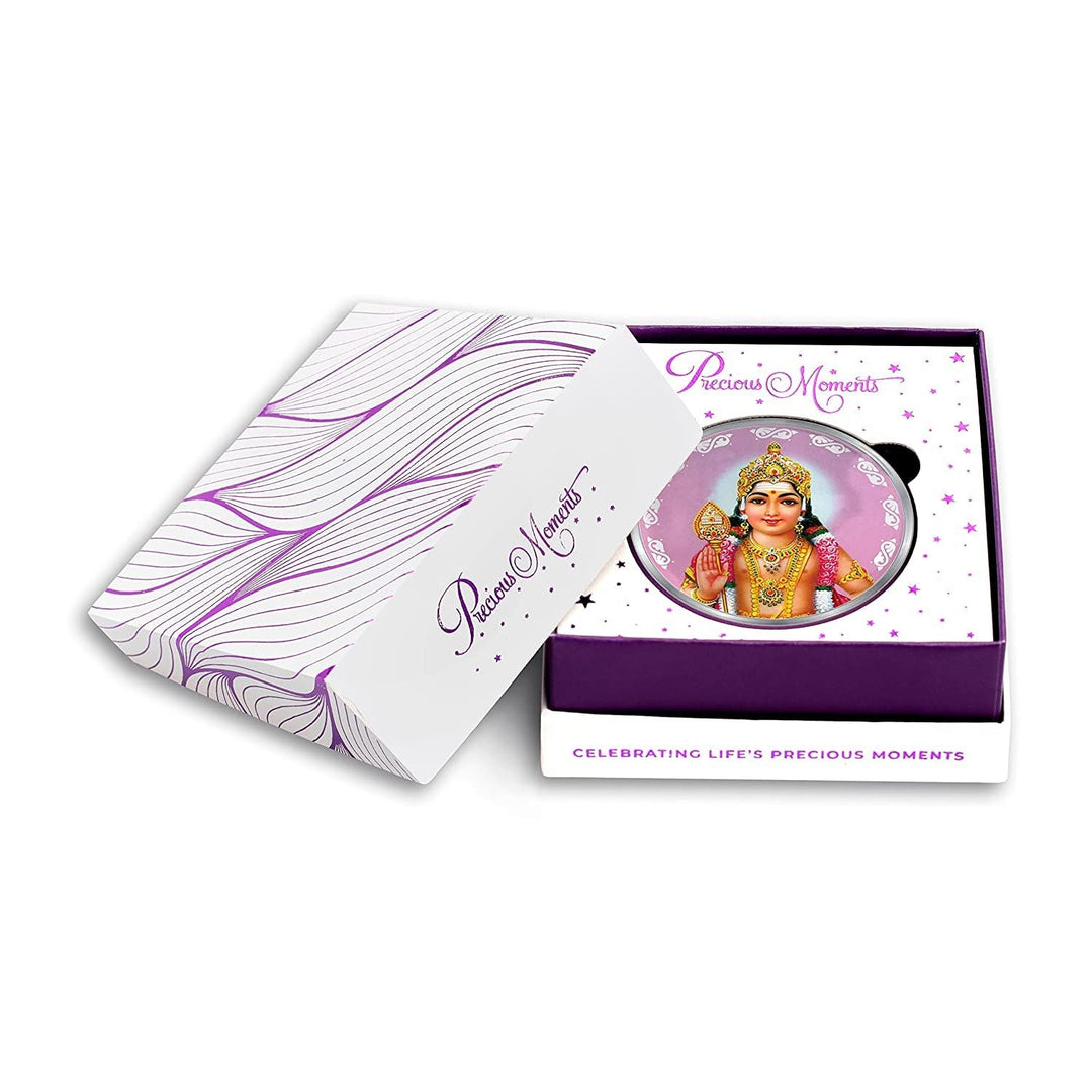 BIS Hallmarked Lord Kartikeya 20GM 999 Pure Silver Coin