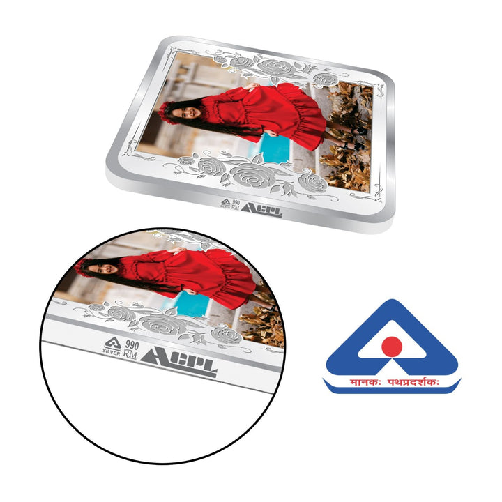 BIS Hallmarked Personalised Happy Birthday Silver Square Coin 20 Gram 999 Pure