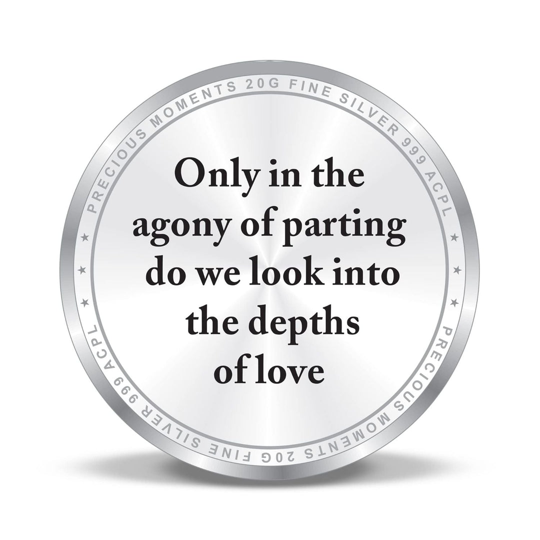 BIS Hallmarked Personalised Silver Coin Best Gifting for college,office,farewell 999 Pure