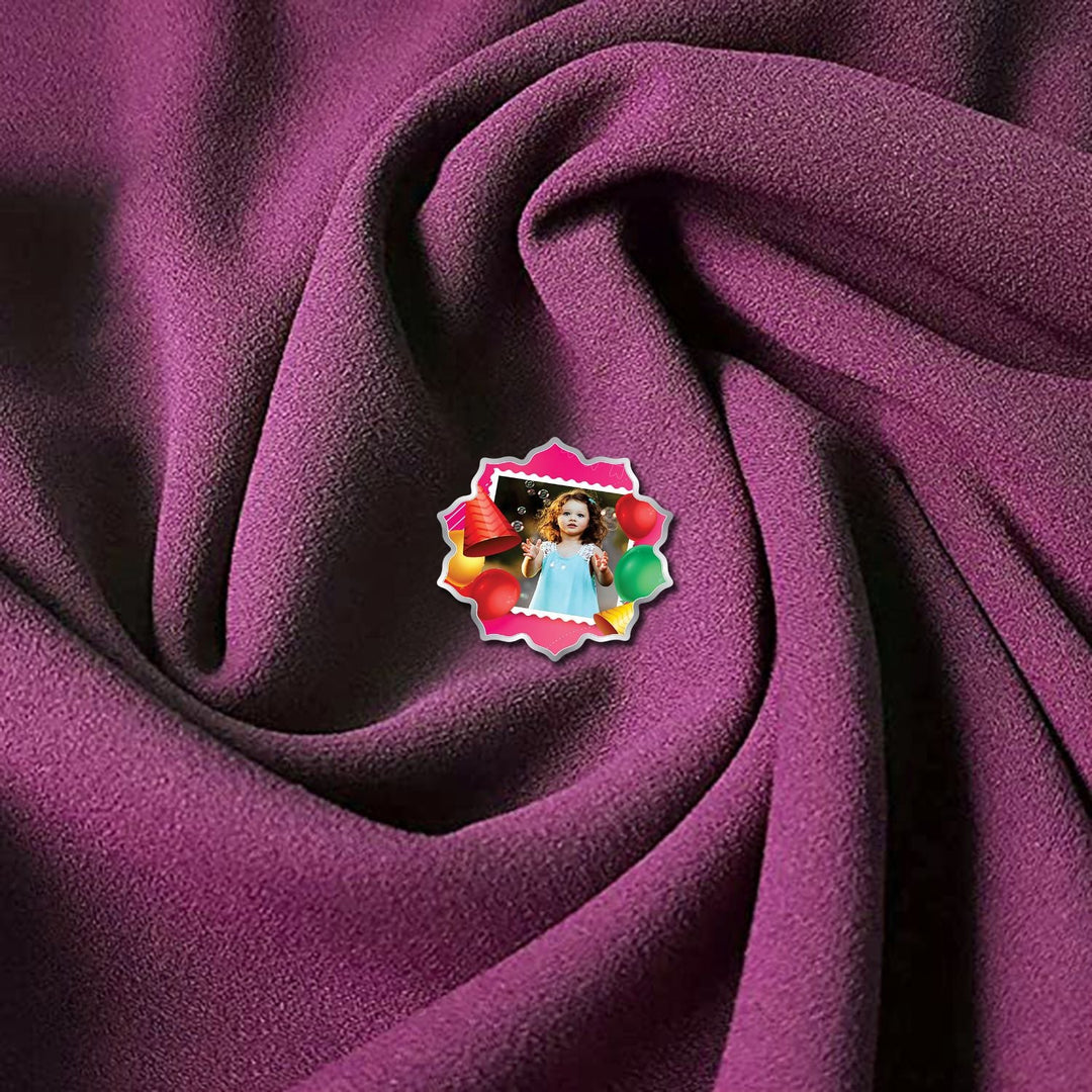 BIS Hallmarked Personalised Silver Coin Birthday Gift Flower Shape 999 Pure