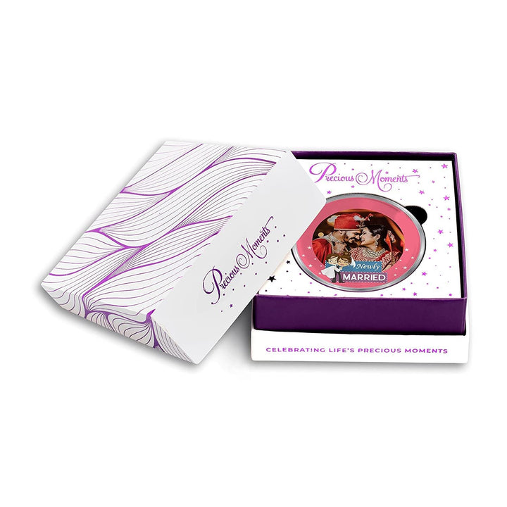 BIS Hallmarked Personalised Newly Married 999 Pure Silver Coin